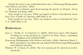 If the quotation includes citations, see section 8.32 of the publication manual. Latex Bibliographies With Biblatex And Biber Wikibooks Open Books For An Open World