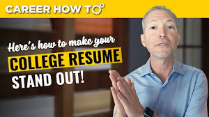 This One Trick Will Make Your College Resume Stand Out
