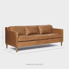 hamilton leather sofa 81