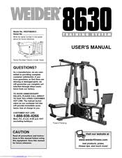 weider 8630 training manuals manualslib