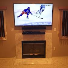 Tv Mounting Over A Fireplace With Wires
