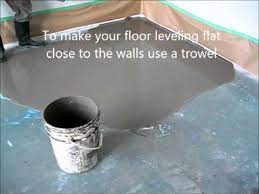 Self Leveling Floor Compound How To