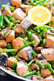 healthy salmon stir fry recipe with vegetables the whole family will love on your dinner table