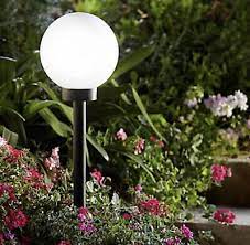 Solar Led Stake Light Large 20cm Globe