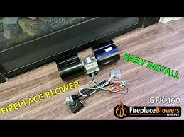 Gas Fireplace Blower Kit Install