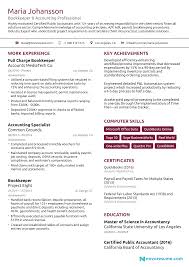 bookkeeper resume examples & guide for 2021