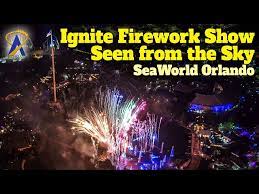 seaworld ignite firework finale seen