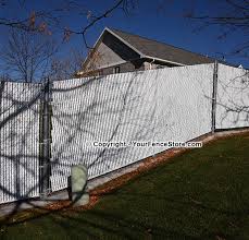 Each package of our fence slats will cover 10' of your existing chain link fence. Chain Link Fence Slats On A Slope Faq S