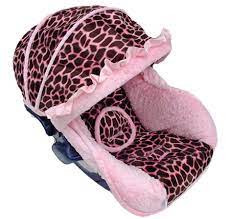 Baby Giraffe Pink Infant Car Seat Cover