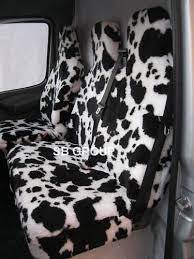 Toyota Hiace Van Seat Covers Cow Fur Fabric