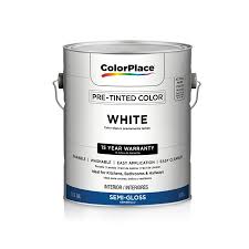 Color Place Interior Semi Gloss Paint White