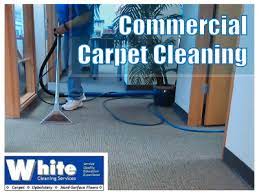 commercial carpet cleaning white