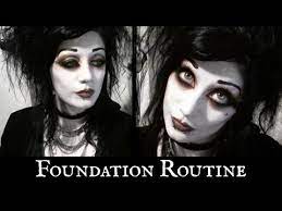 my white foundation routine black