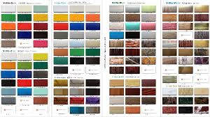Colorful Acp Color Chart Building Materials And Furniture