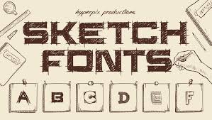 65 best sketch fonts free premium