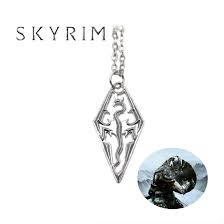 skyrim necklace pendant logo video