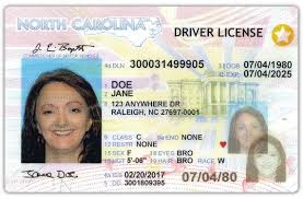 real id card in north carolina