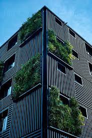 Modern Building With Vertical Gardens