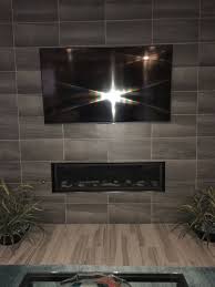 mantle between fireplace and television
