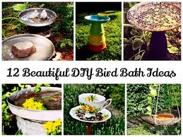 If the birds visit your garden or balcony often, you can also try one of these this bird bath idea is a way to attract bird to your garden while growing plants in this stacked pots planter. 12 Beautiful Diy Bird Bath Ideas