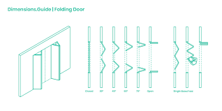 These are free to download autocad blocks. Folding Doors Dimensions Drawings Dimensions Com