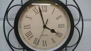 Wrought Iron Filigree Wall Clock