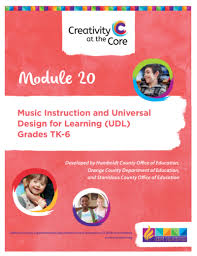 Music Instruction And Universal Design For Learning Udl