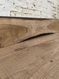 reclaimed oak beam waney live edge