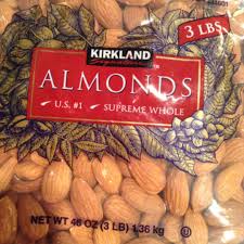 calories in kirkland signature almonds