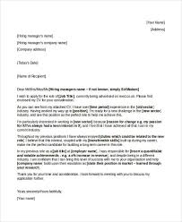 Career Change Cover Letters 7 Free Word Pdf Format