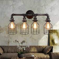 Water Pipe Wall Sconce Vanity Light