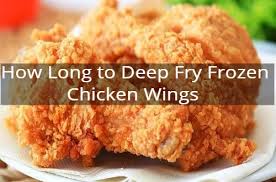 You will have an easier time frying and evenly cooking if you're using smaller wings. How Long To Deep Fry Frozen Chicken Wings 10pickup