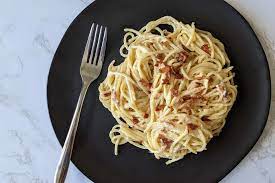 spaghetti carbonara no egg the