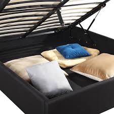 Gas Lift Queen Size Storage Bed Frame