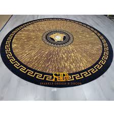 china black and gold versace carpet and