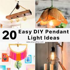 20 diy pendant light ideas how to make