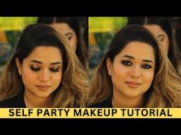 how to do self party makeup step by