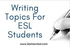 writing prompts for esl students
