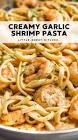 awesome shrimp over pasta