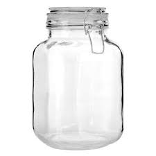 2l Clear Glass Storage Preserving Jar
