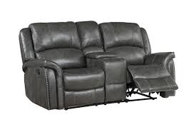 dual power reclining console loveseat