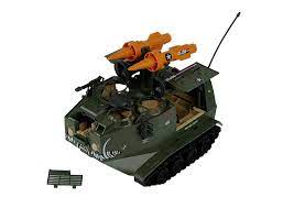 This new size was called commando scale. 1988 Gi Joe Warthog Aifv Tank Roller Wheel Vehicle Part Hasbro Military Adventure