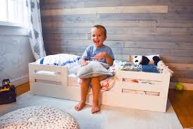 build a toddler bed with bed rails