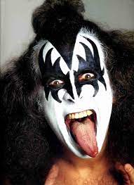 makeup your face like gene simmons in