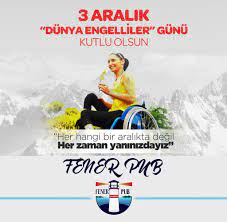 FENER PUB - "Her hangi bir Aralıkta değil, her zaman yanınızdayız" 3 Aralık  Dünya Engelliler Günü Kutlu Olsun. | Faceboo