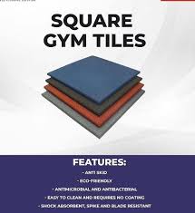 gym rubber tiles thickness