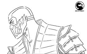 Mortal kombat is a video game franchise originally developed by midway games' chicago studio in 1992. Sub Zero Mortal Kombat 5 Coloring Page Free Printable Coloring Pages For Kids