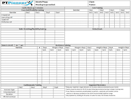 Workout Schedule Template Your Clients Will Love You