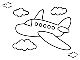 Download] Tranh tô màu cho bé 2 – 3 tuổi | Aviones para dibujar, Imagenes  infantiles para pintar, Dibujos para colorear