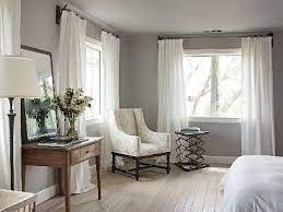 White Curtains For Gray Walls